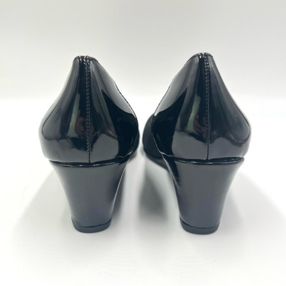 LifeStride Women's Juliana Stretch Black Wedge Pumps Heels Shoes Size 8 - Picture 5 of 13